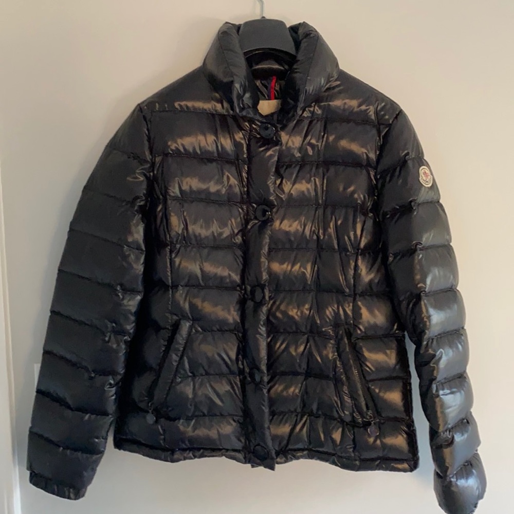 MONCLER Black Quilted Down Jacket